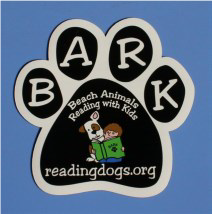 BARK "Beach Animals Reading with Kids" readingdogs.org logo