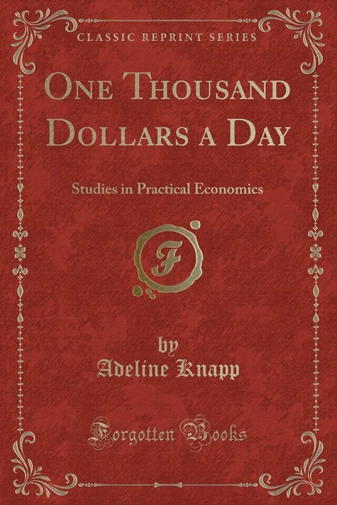one thousand dollar a day book cov