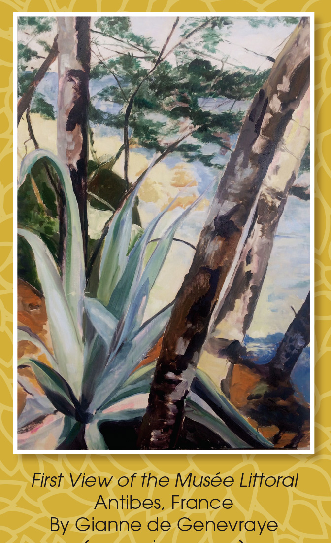 Painting: First View of the Musee Littoral