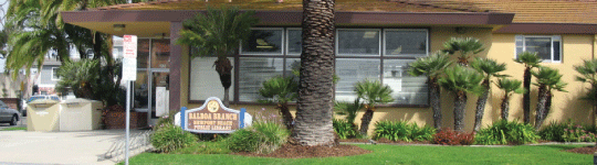 Balboa Branch Library front entrance photo