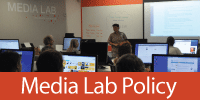 Link to Media Lab Use Policy