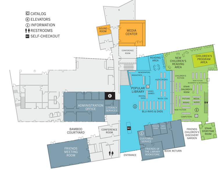 Library Simplified First Floor Plan0313Colorcropped