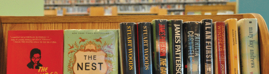 Book Cart with Books