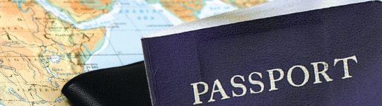 Passport and Map