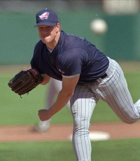 Jim Abbott pitching