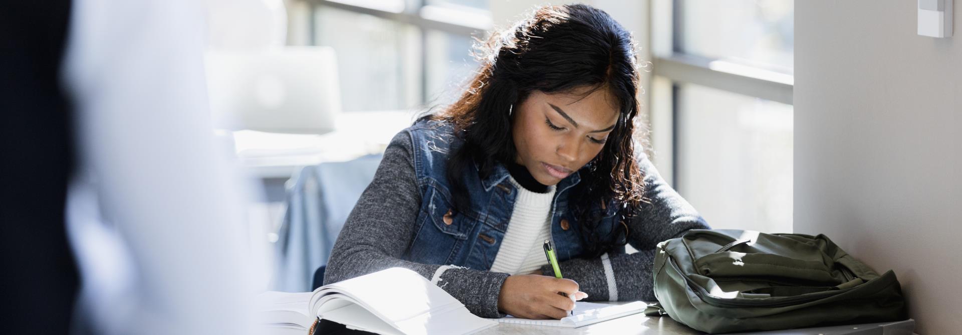 Student Takes a Test