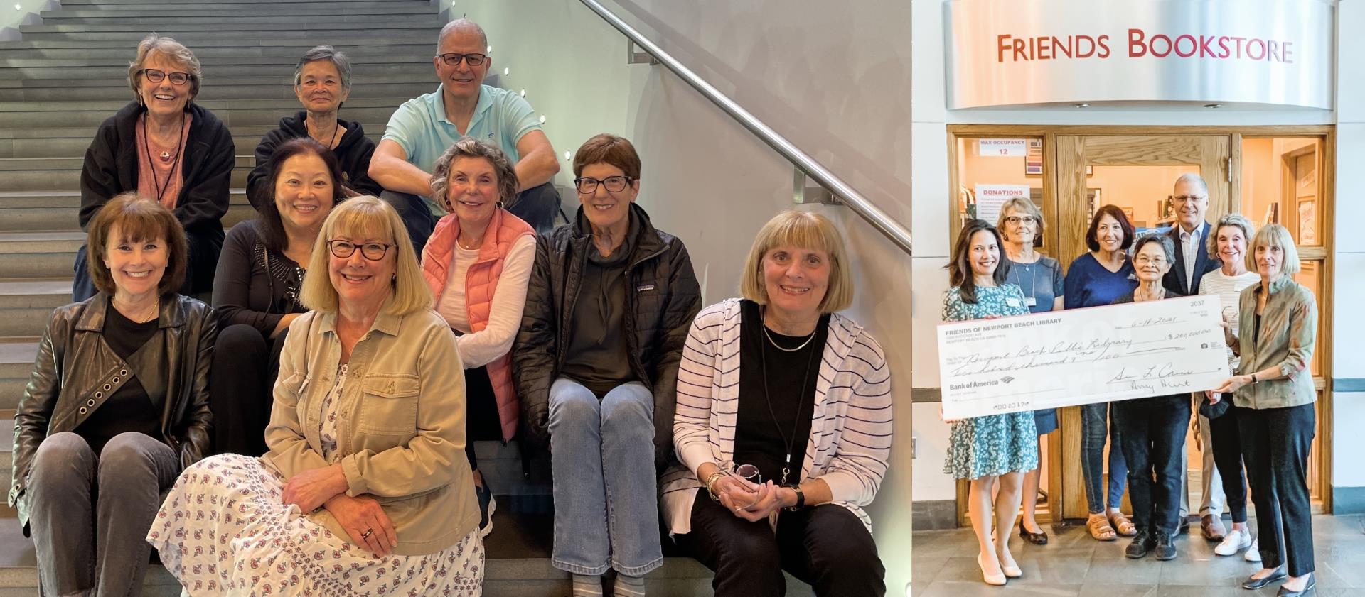 The Friends of the Library Open The Garage Pop-Up Bookstore in