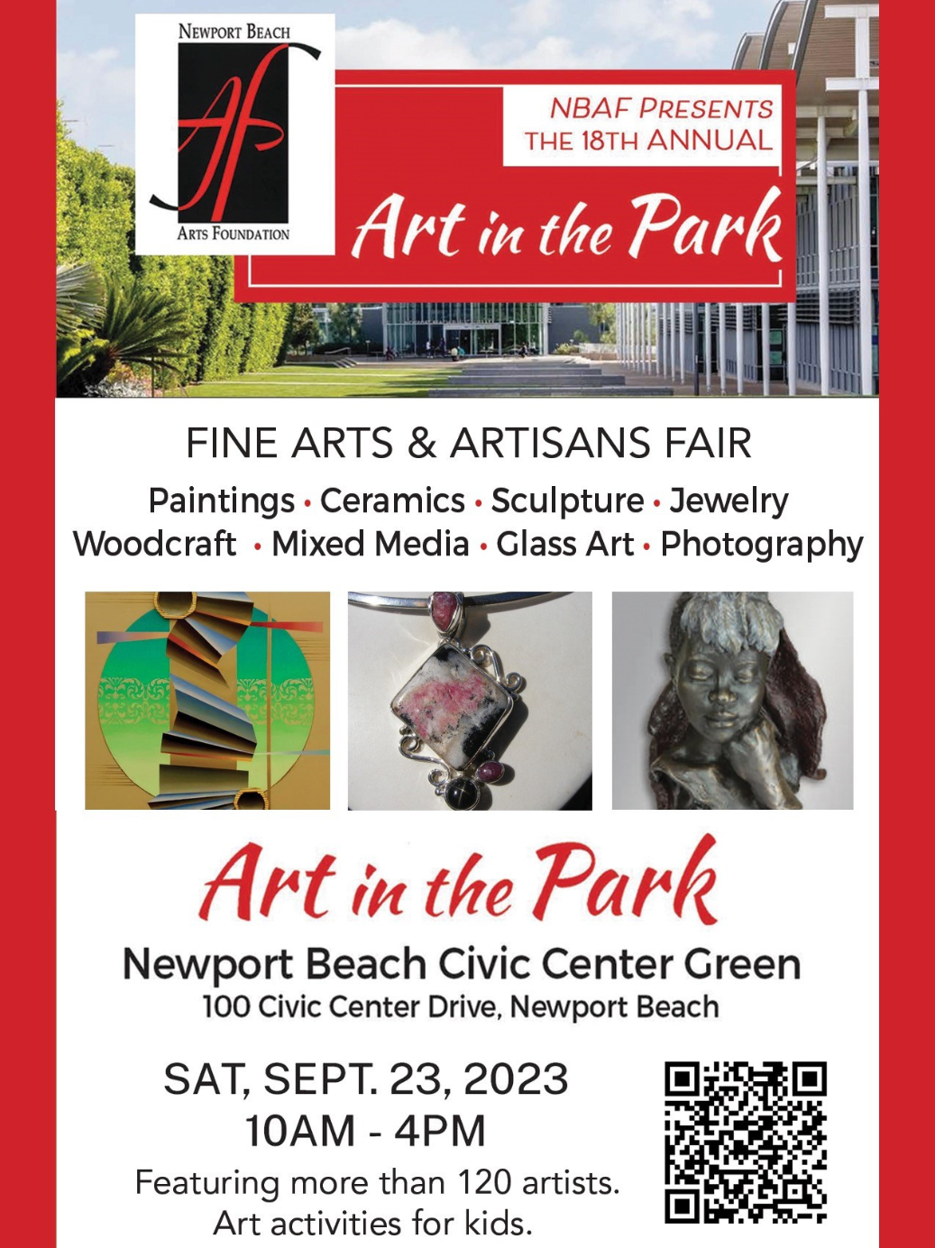 NBAF - Art in the Park Ad